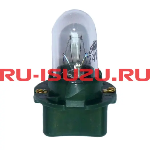 1821940610 Лампа приборной панели 24V 3W (зеленый цоколь) ISUZU CYZ51/EXZ52, 1821940610