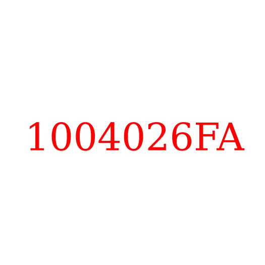 1004026FA Вкладыш шатунный 4DA1 JAC N56, 1004026FA