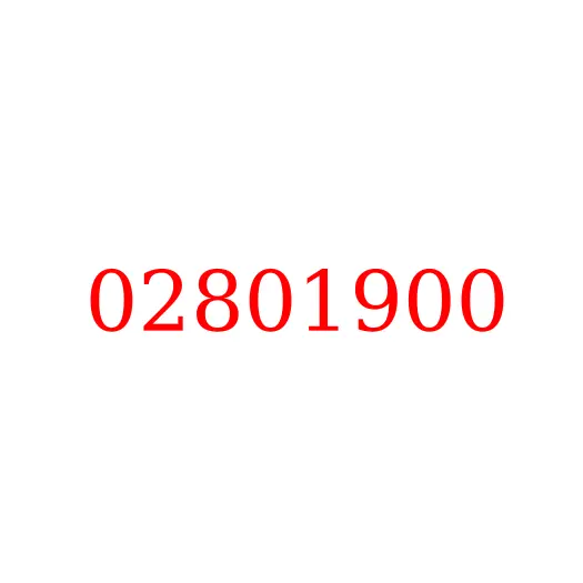 02801900 Турбокомпрессор  6HK1, 02801900