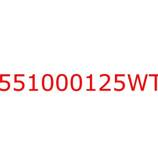 551000125WT Клапан впускной  4HK1 6HK1, 551000125WT