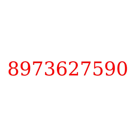 8973627590 Трубка  турбины масляная (подача) 4HК1, 8973627590
