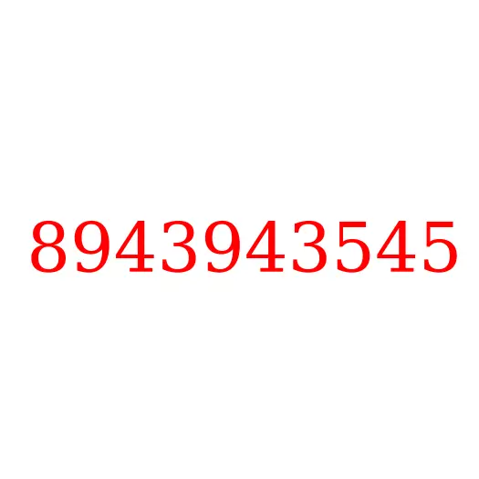 8943943545 Демпфер коленвала 6HK1, 8943943545