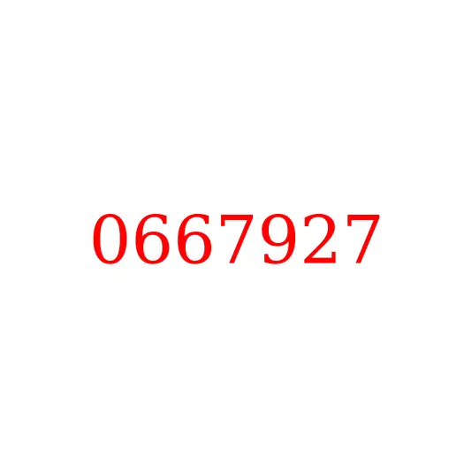 0667927 Заглушка гидросистемы с уплотнением HITACHI, 0667927