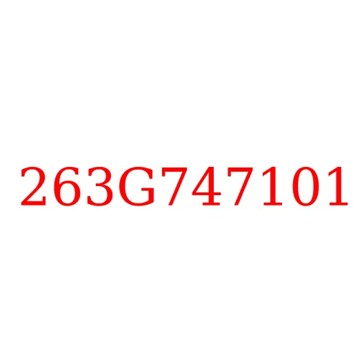 263G747101 Кольцо уплотнительное гидросистемы HITACHI, 263G747101