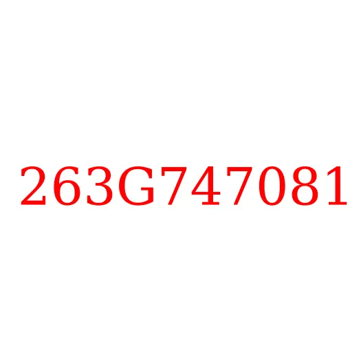 263G747081 Кольцо уплотнительное гидросистемы HITACHI, 263G747081