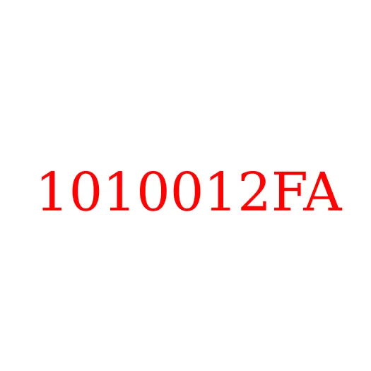 1010012FA Прокладка теплообменника ДВС 4DA1 JAC N56, 1010012FA