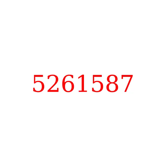 5261587 Кольцо уплотнительное маслоохладителя (теплообменника) ISF3.8 JAC N120, 5261587