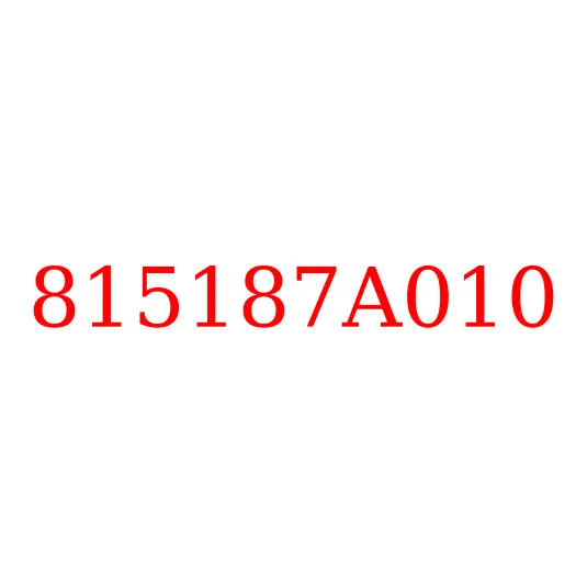 815187A010 Стекло левой двери (форточка) JAC N350, 815187A010