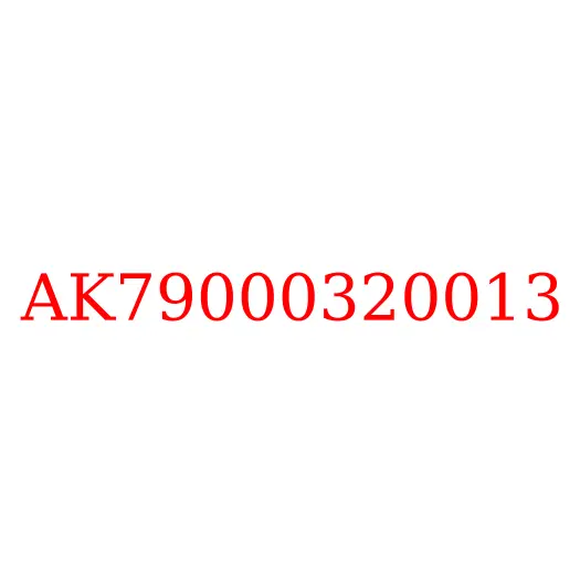 AK79000320013 Гайка фланца редуктора среднего моста JAC N350, AK79000320013