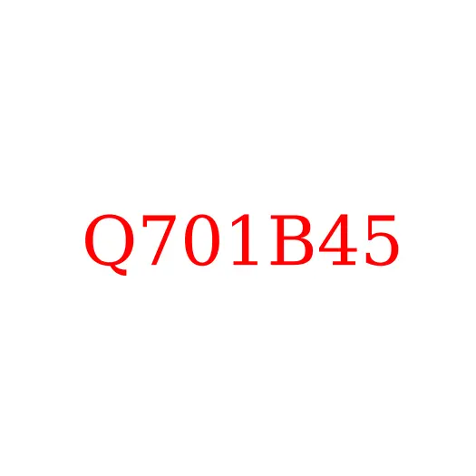 Q701B45 Пресс-маслёнка шкворня (угловая) JAC N120, Q701B45