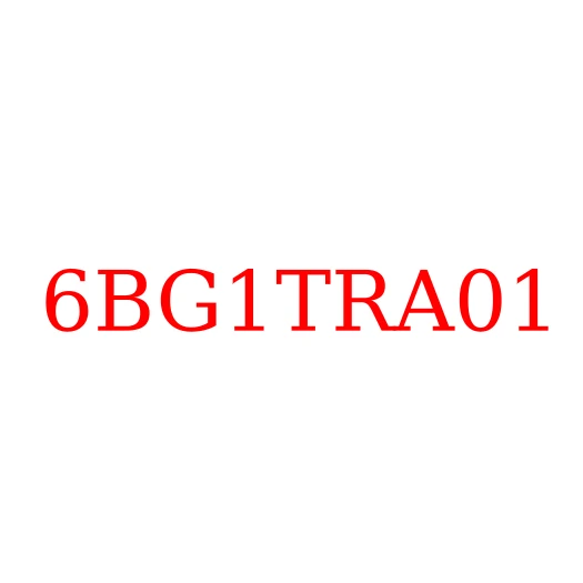 6BG1TRA01 Двигатель в сборе 6BG1-TRA01 ISUZU, 6BG1TRA01