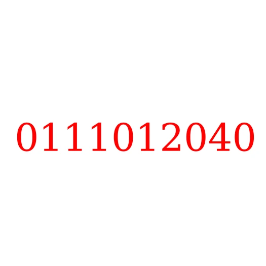 0111012040 Болт крепежный HITACHI ZW310/ZW250/ZW220, 0111012040