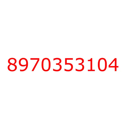 8970353104 09.003 BRACKET; CAB RR MTG, 8970353104