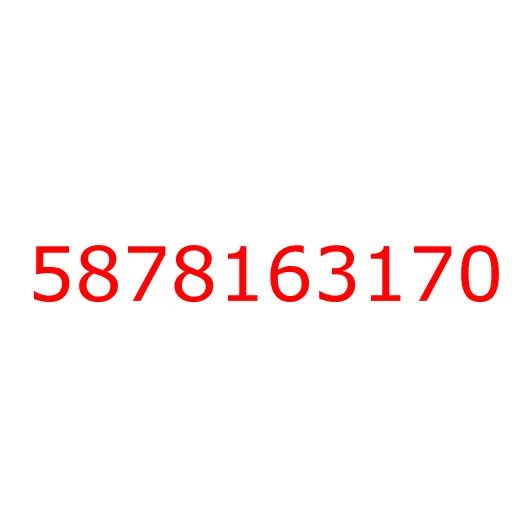 5878163170 Гильзо-поршневая группа (1X) 4HG1 ISUZU, 5878163170