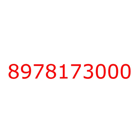 8978173000 HANDLE; OUTSIDE,RR DOOR, 8978173000