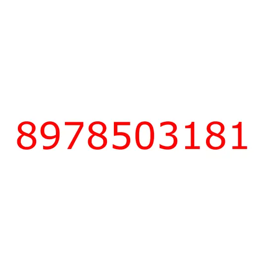 8978503181 16.545 BRACKET; PIPE SUPPORT, 8978503181