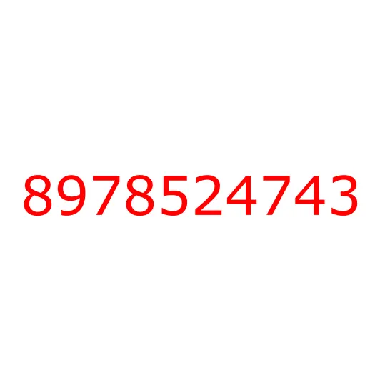 8978524743 16.330 LOCK; DOOR,RR DOOR, 8978524743