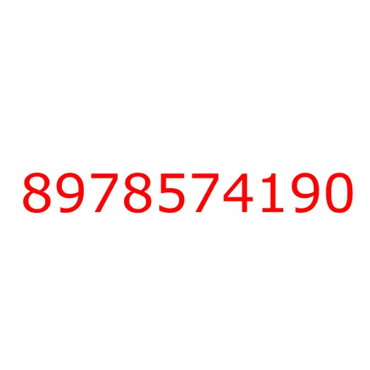 8978574190 08.808 PLATE; CAUTION,CAB, 8978574190