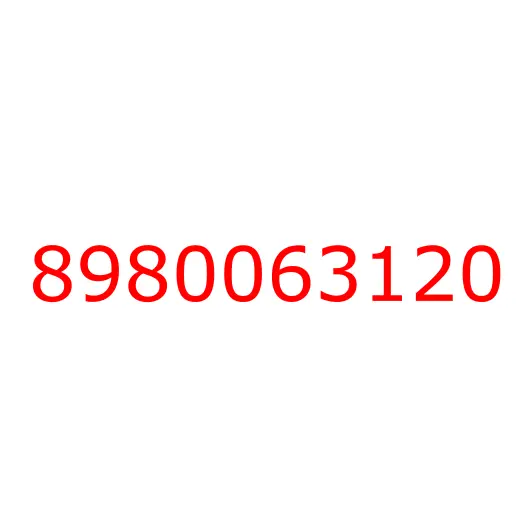 8980063120 03.163 PIPE; FUEL,RETURN, 8980063120