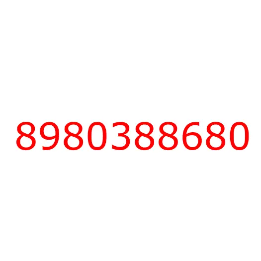 8980388680 09.023 RUBBER; MTG,CAB,UPR RR, 8980388680