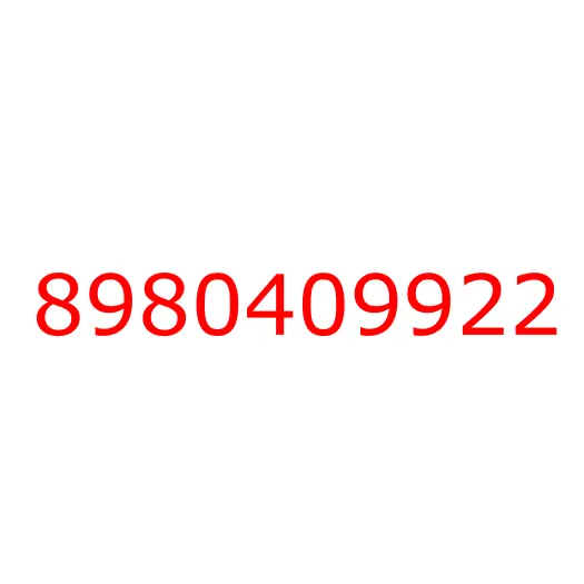 8980409922 16.360 HANDLE; OUTSIDE,RR DOOR, 8980409922