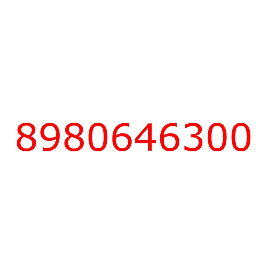 8980646300 03.163 PIPE; FUEL,RETURN, 8980646300