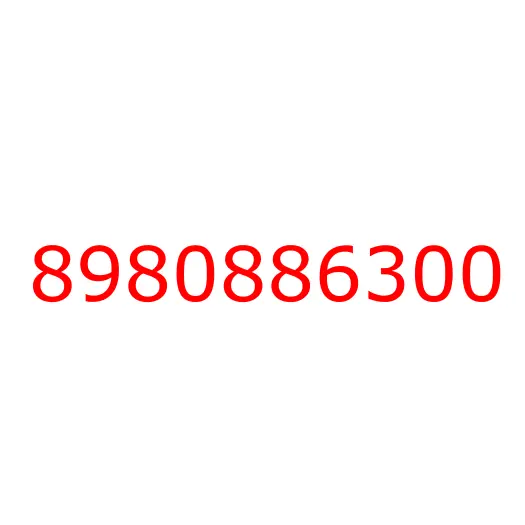 8980886300 LABEL; ENG MAINTENANCE, 8980886300