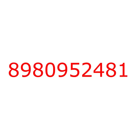 8980952481 PLATE; CAUTION,SLD, 8980952481