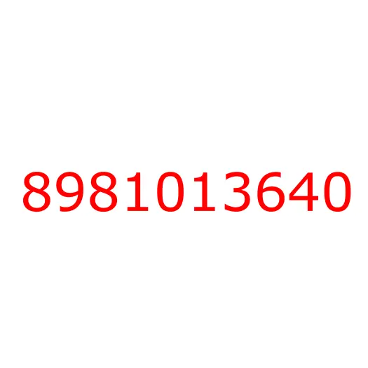 8981013640 BRACKET; CMPR, 8981013640