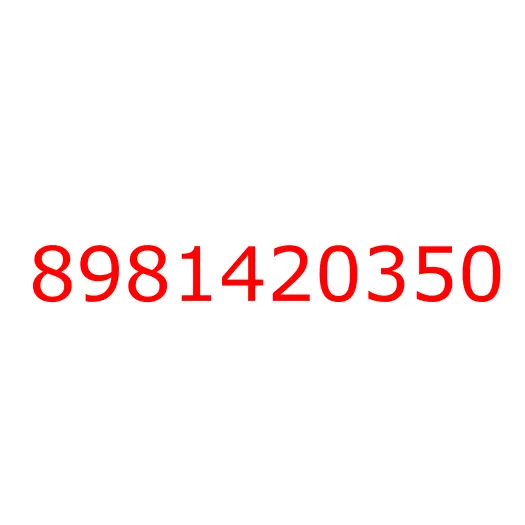 8981420350 CONTROL SUB ASM; HTR & A/C, 8981420350