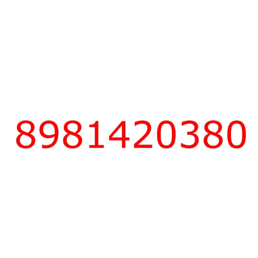 8981420380 CONTROL SUB ASM; HTR & A/C, 8981420380