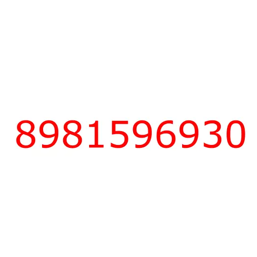 8981596930 Фильтр топливный, 8981596930