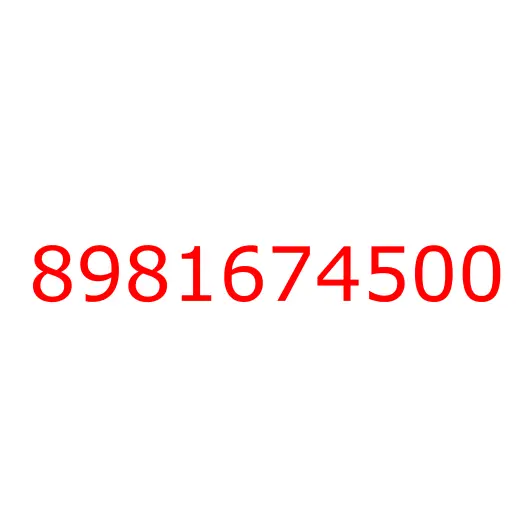 8981674500 SCREW; SUPPORT TO BRKT, 8981674500