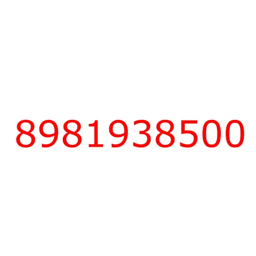 8981938500 RUBBER; MTG, 8981938500