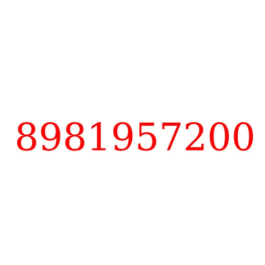 8981957200 приборная панель, 8981957200