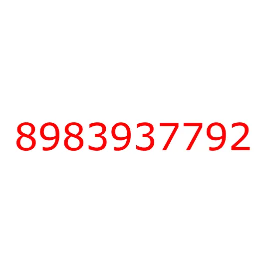 8983937792 SUPPORT; RR BUMPER, 8983937792