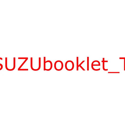 ISUZUbooklet_TH Буклет 10 полос &quot;Технические характеристики ком. автомобилей ISUZU&quot;, ISUZUbooklet_TH